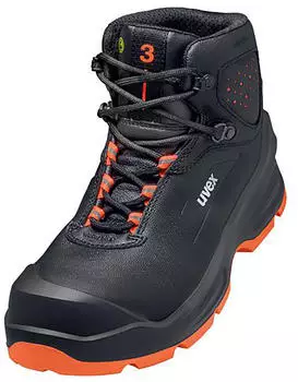 uvex Stiefel 3 S3 schwarz/orange