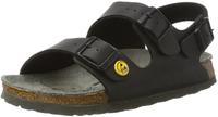 Birkenstock 634790-41, Birkenstock ESD-Sandale Milano, Gr&ouml;&szlig;e 41, schwarz,...