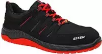 ELTEN Sicherheitsschuhe Maddox black-red Low, ESD, S3S, Halbschuhe, Stahlkappe,