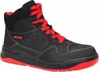 ELTEN Sicherheitsschuhe Maverick black-red Mid, ESD, S3S, Stiefel, Stahlkappe,