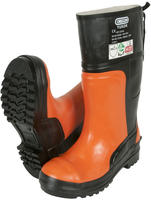 Oregon Kettens&auml;gen Schnittschutzgummistiefel mit Stahlkappen, Gr&ouml;&szlig;e 45