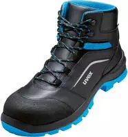 UVEX 2 xenova Sicherheits-Stiefel Gr. 42 W11 S3L ESD SR schwarz/blau 9556.2