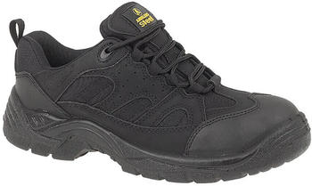 Amblers Steel Unisex FS214 Black Safety Trainer/Mens Womens Shoes