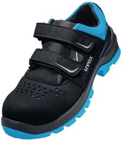 Uvex 95538, M&auml;nnlich, Erwachsener, Sicherheitssandalen, Schwarz, Blau, ESD, S1, SRC,