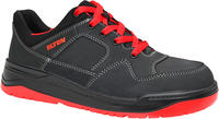 Sicherheitsschuh Maverick black-red low Gr.39 schwarz/rot Leder