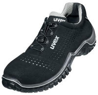 uvex Halbschuhe motion style S1 schwarz silber Weite 11 Gr. 37