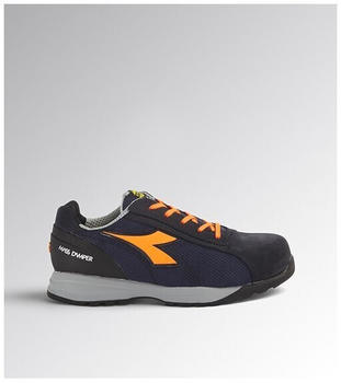 Diadora Glove MDS Text Low S1P HRO SRC dark navy/orange fluo
