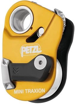 Petzl Mini Traxion Seilrolle gelb/schwarz (P054AA00)