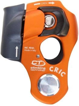 Climbing Technology Cric Steigklemme mit Umlenkrolle Anthrazit/Orange (2D67400WBSHCTST)