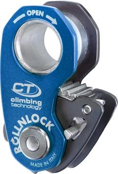 Climbing Technology Rollnlock Steigklemme/Seilrolle anthrazit/blau (2D67500W2ECTSTD)