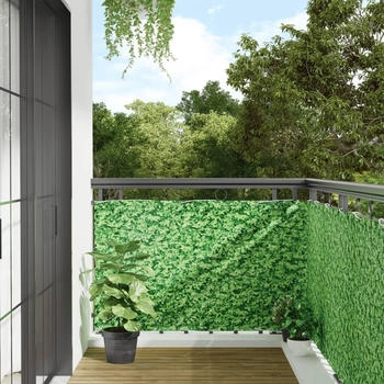 vidaXL Garten-Sichtschutz Pflanzen-Optik PVC 300 x 90 cm grün vidaXL Garten-Sichtschutz Pflanzen-Optik PVC 300 x 90 cm grün