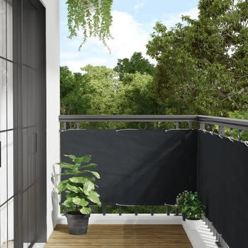 vidaXL Garten-Sichtschutz PVC 600 x 75 cm anthrazit