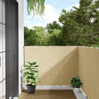 vidaXL Balkon-Sichtschutz PVC 800 x 120 cm creme