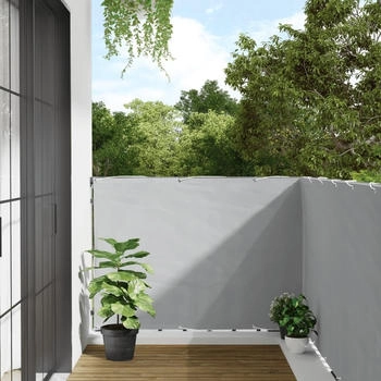 vidaXL Balkon-Sichtschutz PVC 700 x 120 cm grau