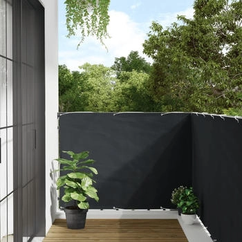 vidaXL Balkon-Sichtschutz PVC 600 x 120 cm anthrazit vidaXL Balkon-Sichtschutz PVC 600 x 120 cm anthrazit