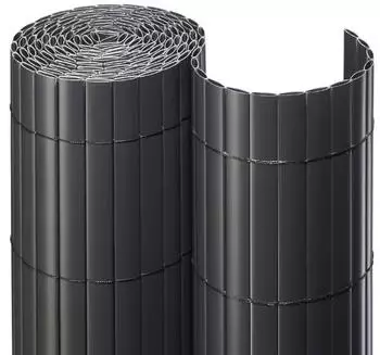 Noor Sichtschutzmatte PVC 90 x 300 cm anthrazit