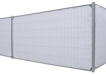 Noor Bauzaunplane Profi 140 g/m² 1,76 x 3,41 m weiß