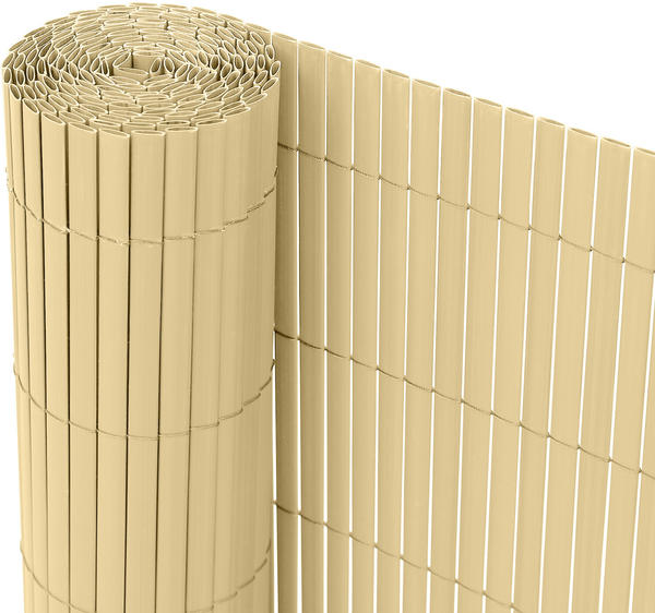 Ribelli PVC Sichtschutzmatte 0,9 x 3 m Bambus (500044)