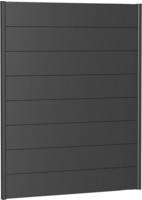 Biohort Sichtschutzelement 2 F&uuml;hrungsschienen mit 8 Metall-Paneelen, LxH: 145x182 cm