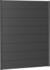 Biohort Wandpaneele für Sichtschutz B:150 x H:180 cm ohne Acrylglas dunkelgrau-metallic (B240331)