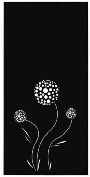 Floraworld Sichtschutz Leone 90 x 178 cm grau