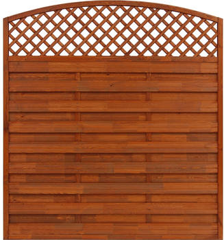 Andrewex Bordeaux teakfarben 180/195 cm x 180 cm