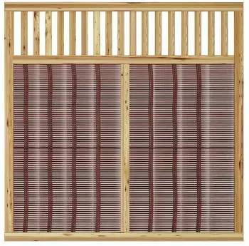T&J Vesuv 180 x 180 cm braun gebeizte Weide