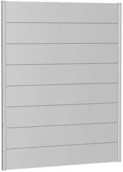 Biohort Sichtschutz 90x180cm silber-metallic (B230132)