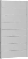 Biohort Sichtschutzelement 8 Metall-Paneele und 2 F&uuml;hrungsschienen, LxH: 96x182 cm