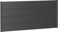 Biohort Sichtschutzelement 4 Metall-Paneele und 2 F&uuml;hrungsschienen, LxH: 194x91 cm