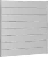 Biohort Sichtschutzelement 8 Metall-Paneele und 2 F&uuml;hrungsschienen, LxH: 180x182 cm