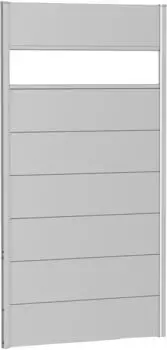 Biohort Wandpaneel mit Acrylglas silber-metallic 100 x 180 (B230335)
