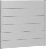 Biohort Sichtschutzelement 6 Metall-Paneele und 2 F&uuml;hrungsschienen, LxH: 145x137 cm