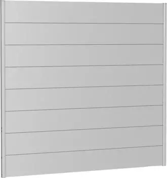 Biohort Wandpaneel ohne Acrylglas silber-metallic 200 x 180 (B230333)