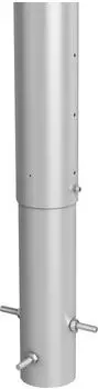 Biohort Pfosten zum Einbetonieren Höhe 90 cm silber-metallic (B230120)