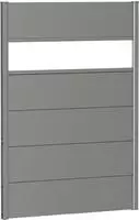 Biohort Sichtschutzelement 5 Metall-Paneele, 1 Acrylglas-Paneel und 2 Schienen, LxH: