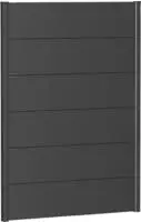 Biohort Sichtschutzelement 6 Metall-Paneele und 2 F&uuml;hrungsschienen, LxH: 96x137 cm