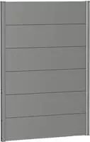 Biohort Sichtschutzelement 6 Metall-Paneele und 2 F&uuml;hrungsschienen, LxH: 96x137 cm