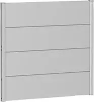 Biohort Sichtschutzelement 4 Metall-Paneele und 2 F&uuml;hrungsschienen, LxH: 96x91 cm
