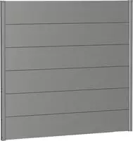 Biohort Sichtschutzelement 6 Metall-Paneele und 2 F&uuml;hrungsschienen, LxH: 145x137 cm