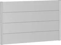 Biohort Sichtschutzelement 4 Metall-Paneele und 2 F&uuml;hrungsschienen, LxH: 145x91 cm