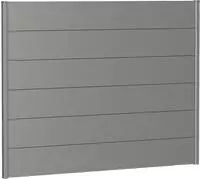 Biohort Sichtschutzelement 6 Metall-Paneele und 2 F&uuml;hrungsschienen, LxH: 180x137 cm