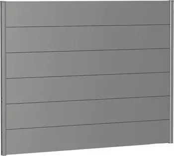 Biohort Wandpaneele für Sichtschutz B:180 x H:135 cm ohne Acrylglas quarzgrau-metallic (B280232)