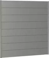 Biohort Sichtschutzelement 8 Metall-Paneele und 2 F&uuml;hrungsschienen, LxH: 180x182 cm