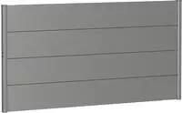 Biohort Sichtschutzelement 4 Metall-Paneele und 2 F&uuml;hrungsschienen, LxH: 180x91 cm