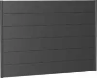 Biohort Sichtschutzelement 6 Metall-Paneele und 2 F&uuml;hrungsschienen, LxH: 194x137 cm