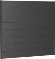 Biohort Sichtschutzelement 8 Metall-Paneele und 2 F&uuml;hrungsschienen, LxH: 194x182 cm