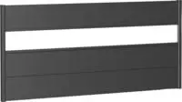 Biohort Sichtschutzelement 3 Metall-Paneele, 1 Acrylglas-Paneel und 2 Schienen, LxH: