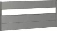 Biohort Sichtschutzelement 3 Metall-Paneele, 1 Acrylglas-Paneel und 2 Schienen, LxH: