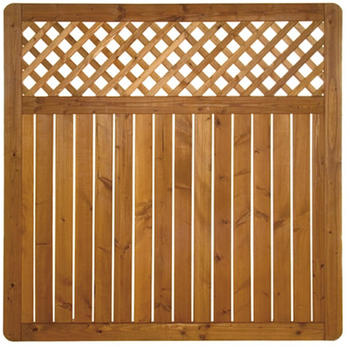 BM Massivholz Zaun Sylt Douglasie 180x180cm